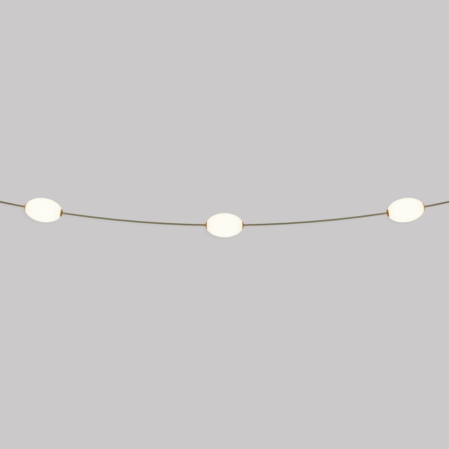 Cordão de luz para área externa com 3 luzes IP67 - Marina3
