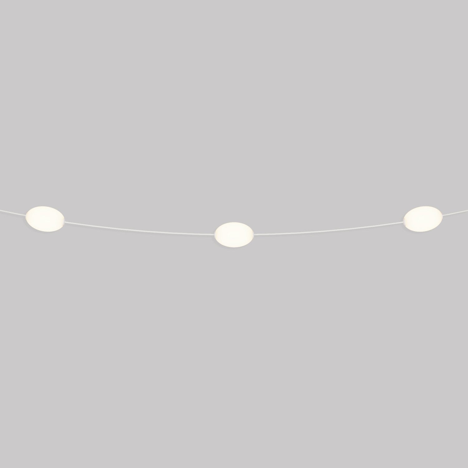 Cordão de luz para área externa com 3 luzes IP67 - Marina3