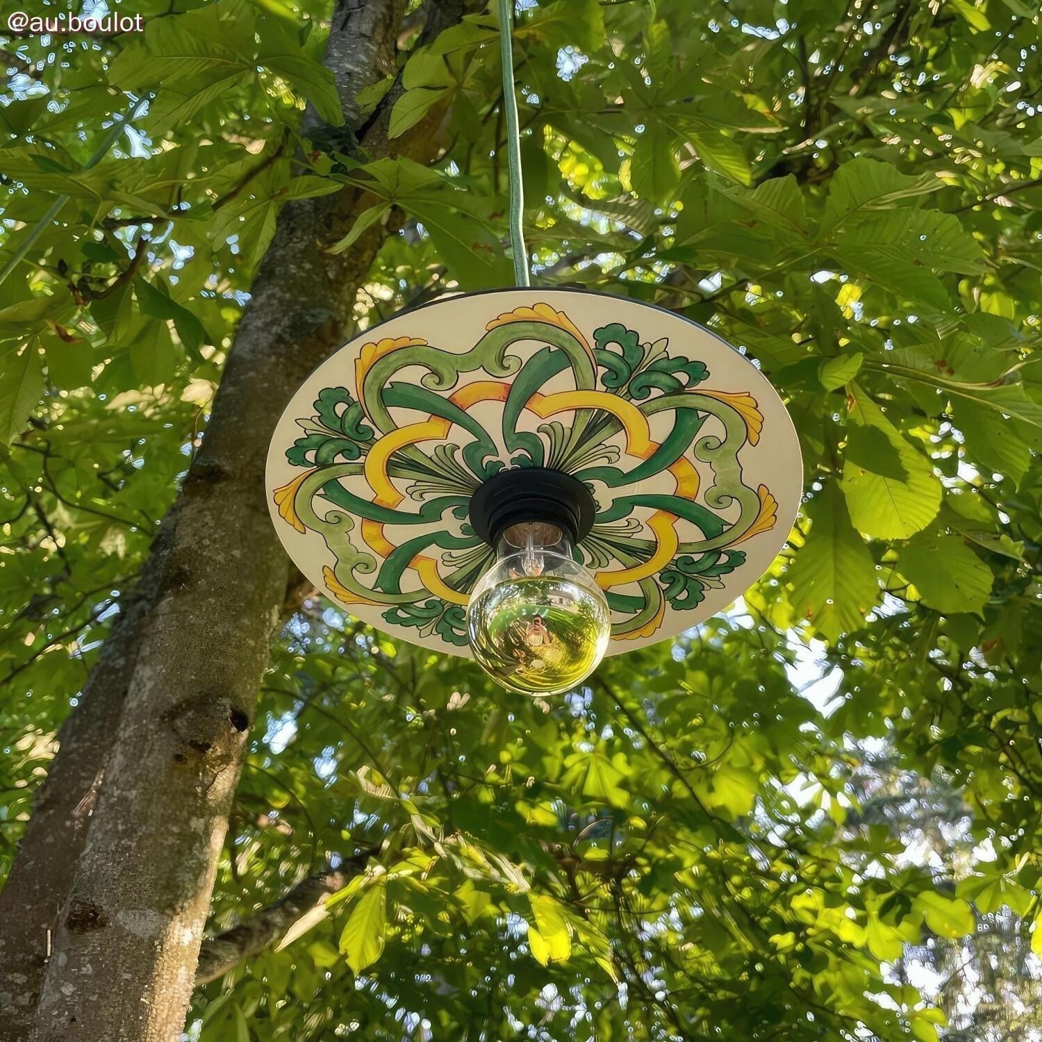 Cabo Elétrico Redondo Resistente a UV, forrado a Algodão Verde Pixel Bronte SX08 para uso exterior - Compatível com Sistema Eiva IP65