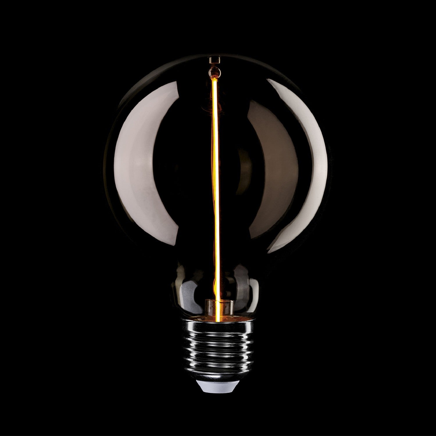 Lâmpada Magnética LED Smoky Linha Deco Globo G95 2,2W 60Lm E27 1800K - F04