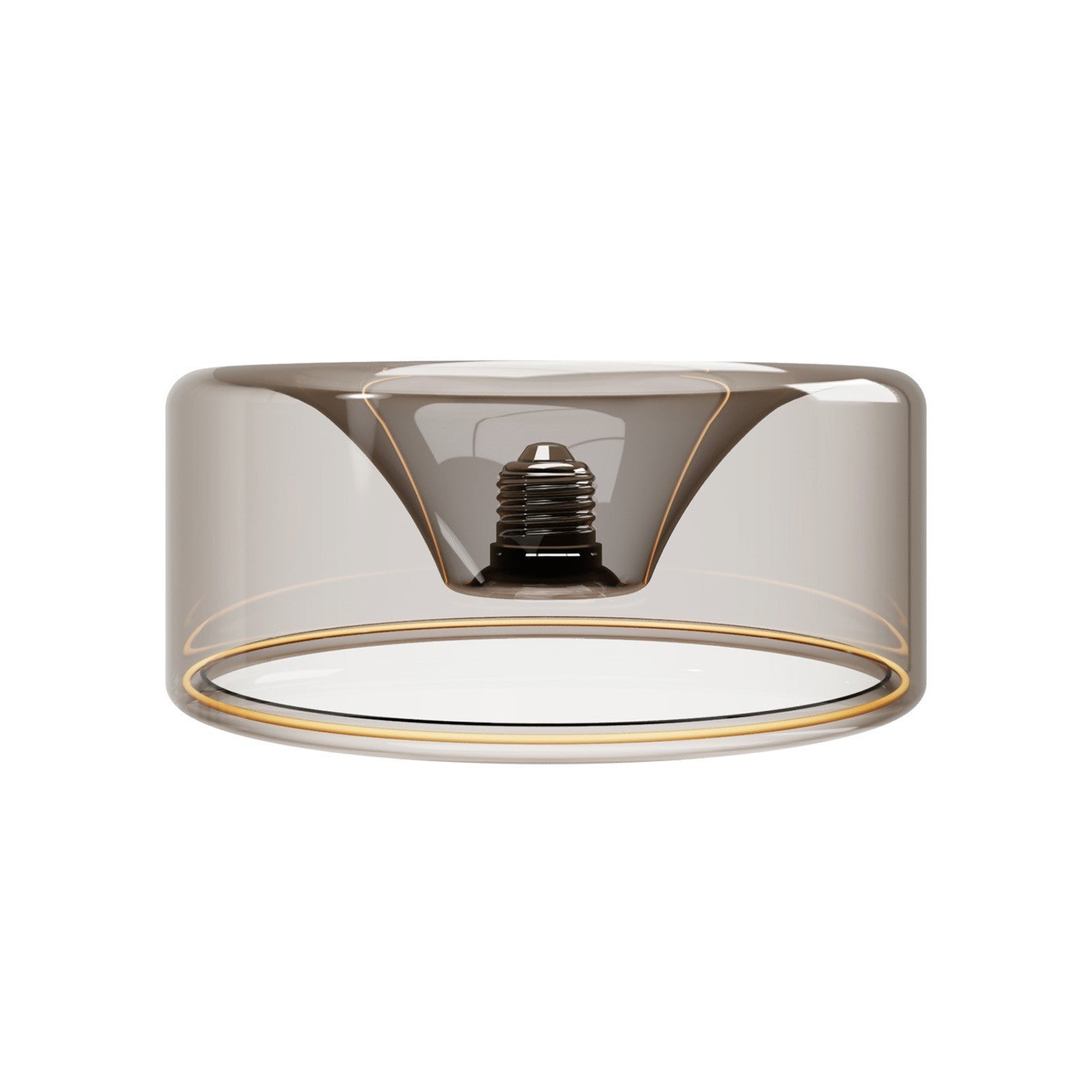 Lâmpada LED Smoky Linha Fantasma Donut Embutido 195x83 6W 380Lm E27 1900K Regulável - G12