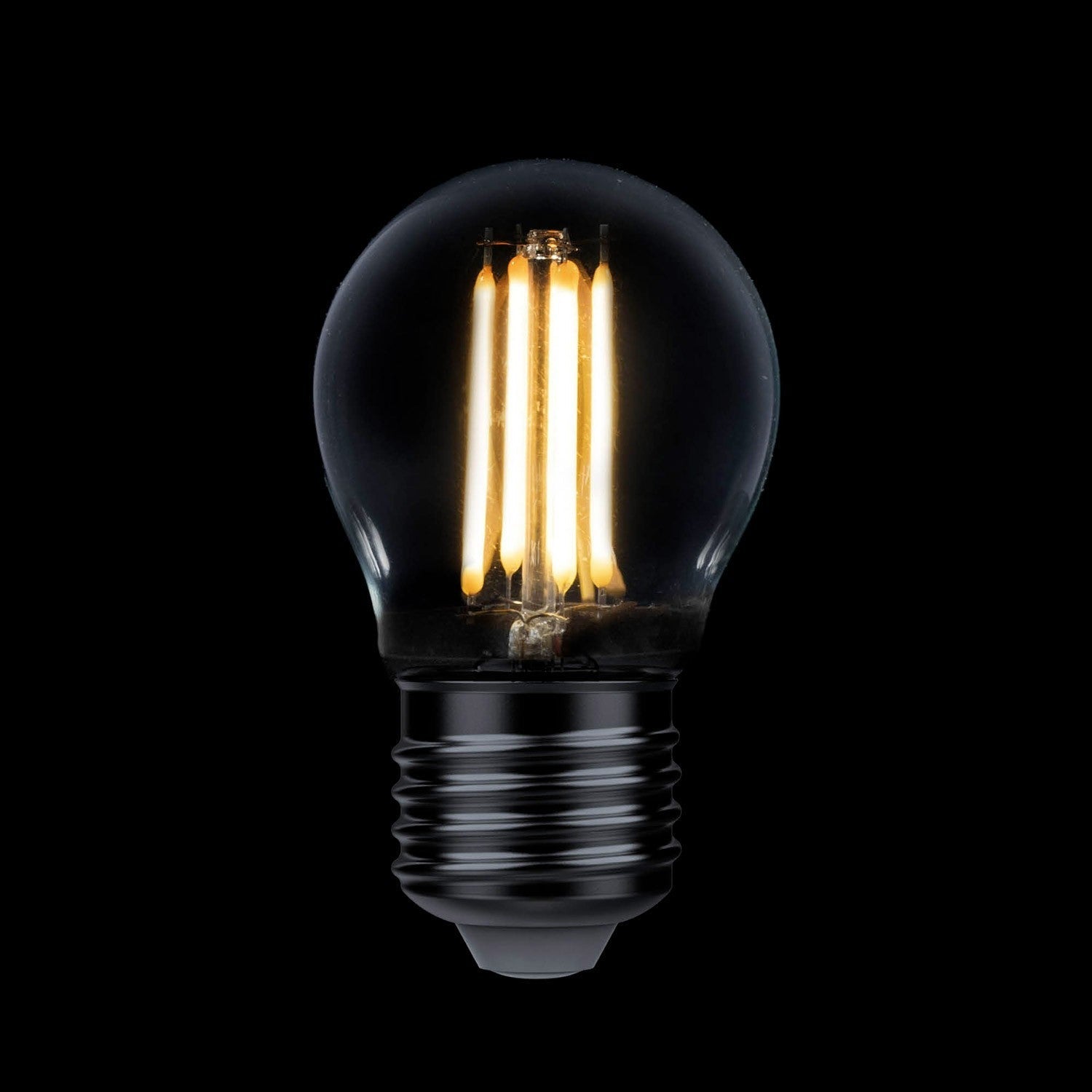 LED Clear Mini Globe Light Bulb G45 2W 136Lm E27 2700K - E08