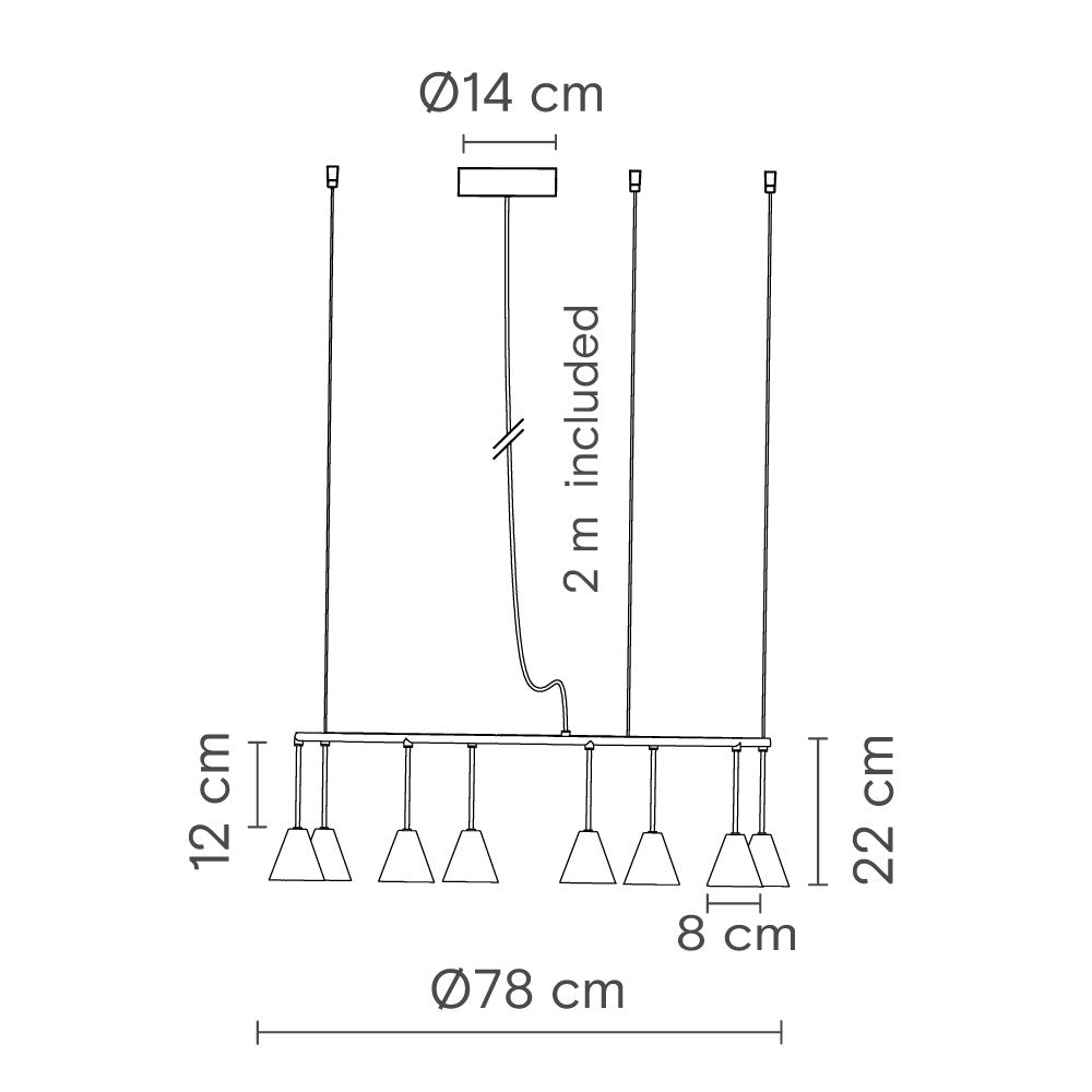 Rimini Pendant Chandelier