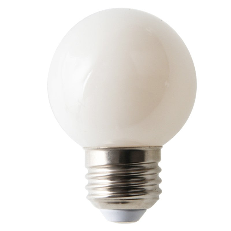 Lampe sphérique LED G45 base E27 6W Lumière blanche (6500k) 