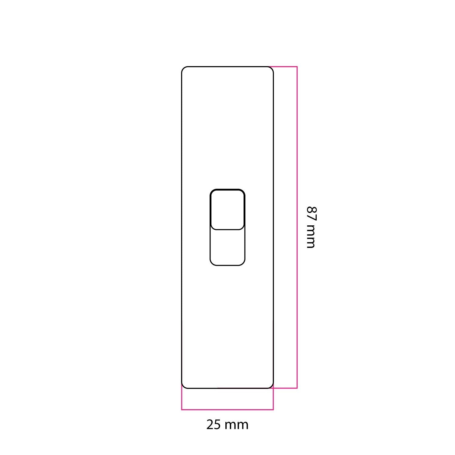 Interruptor unipolar, operado por cabo, com terminal de aterramento