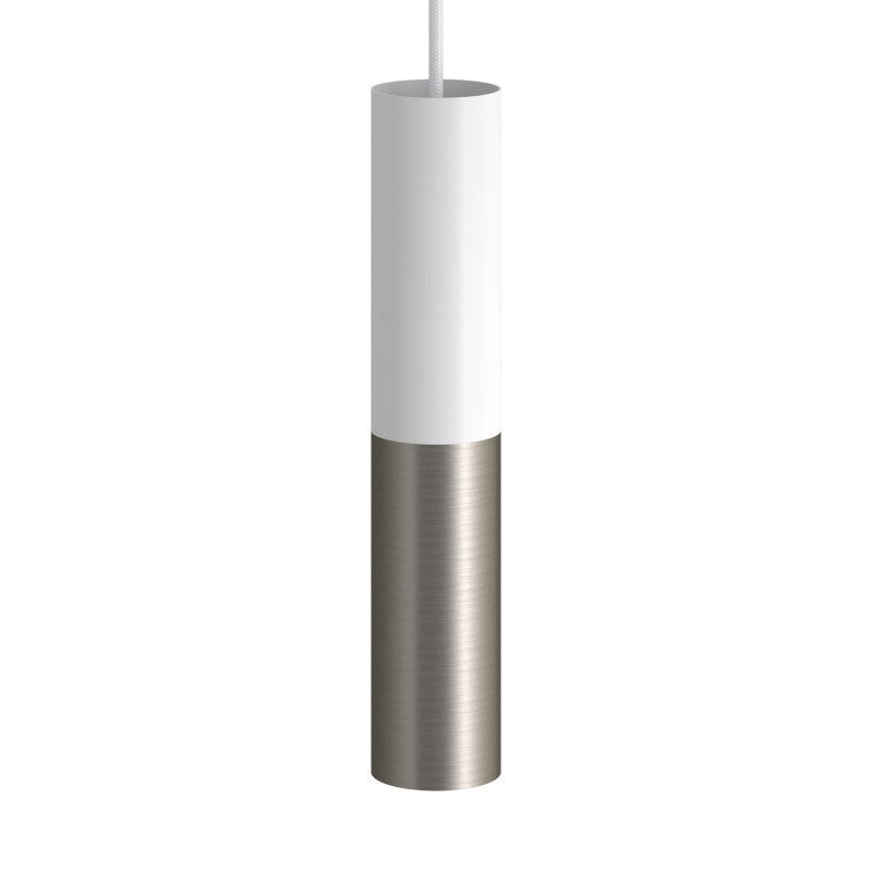 Tub-E14 tubo duplo de metal para holofotes com anel de suporte de lâmpada E-14
