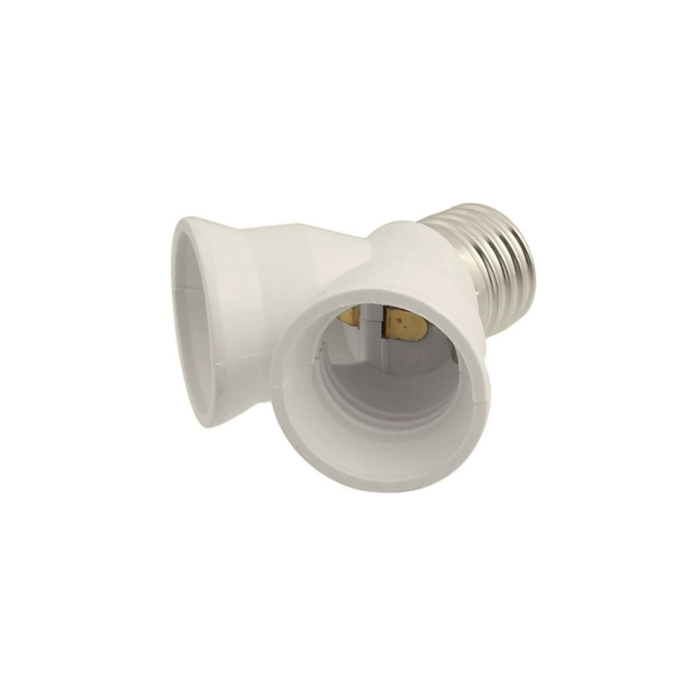 Adaptador 1X2 - E27-componentes-Light & Store-Light & Store