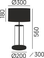 Candeeiro de mesa JAR