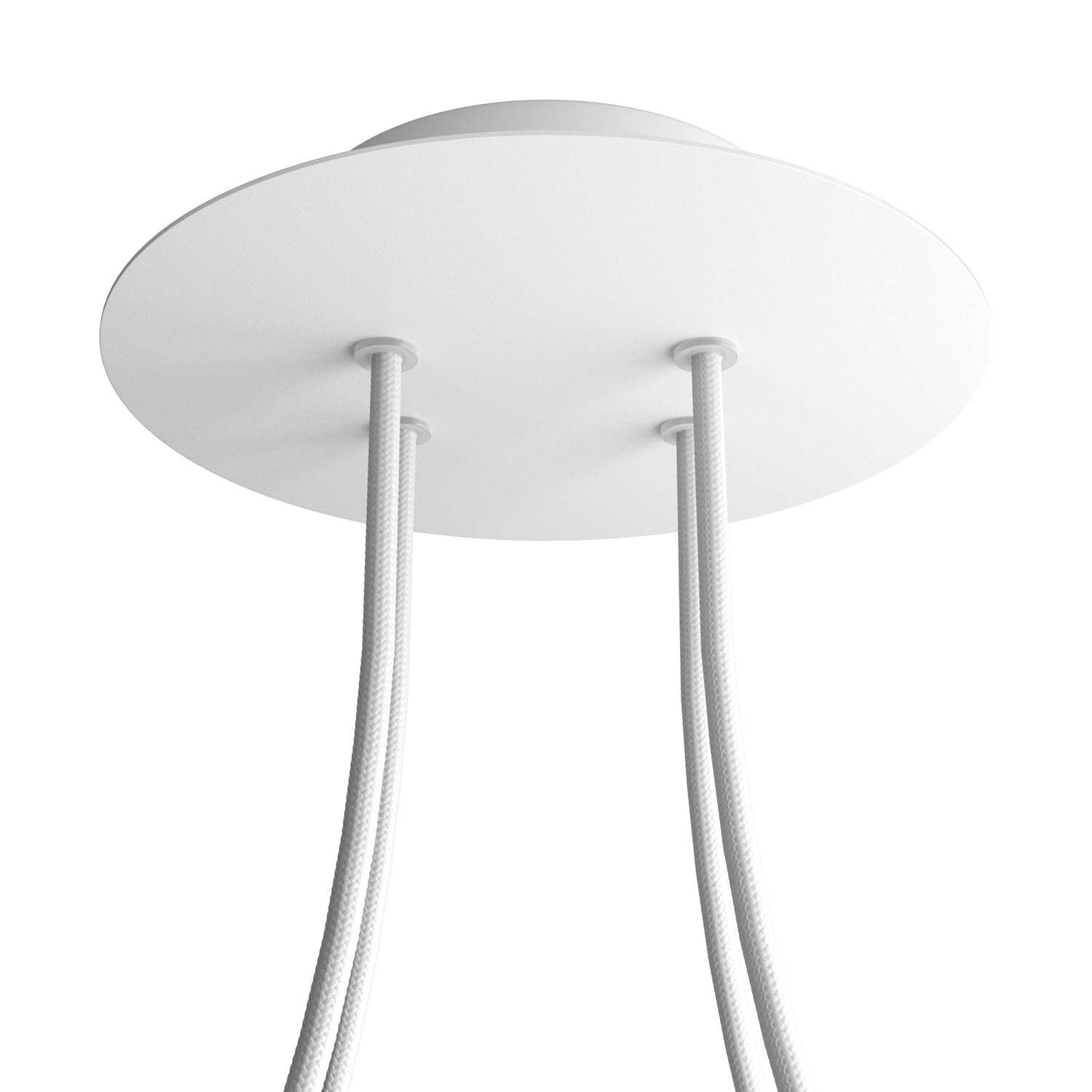 Round Rose-One 4-hole ceiling rose kit, 200 mm Cover