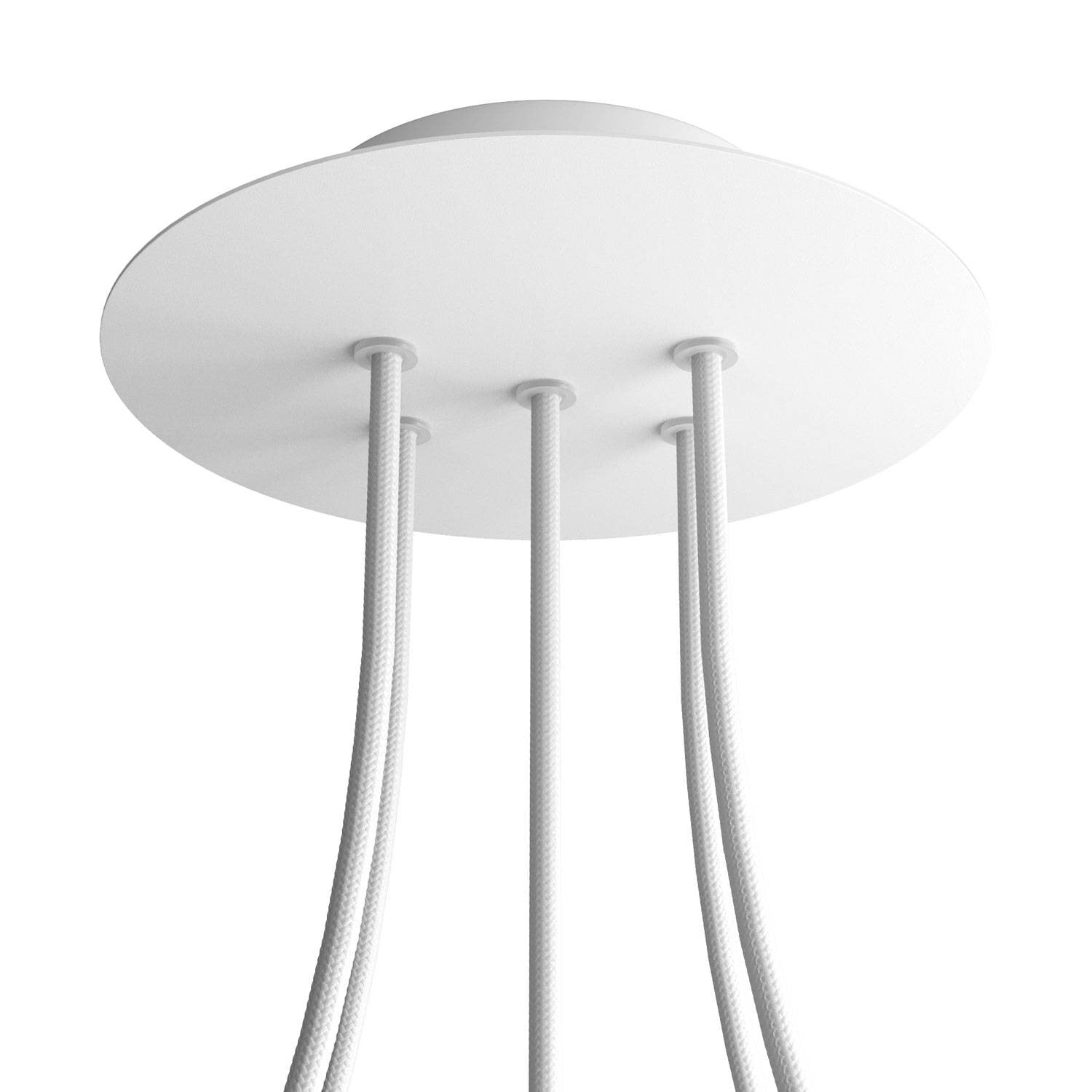 Round Rose-One 5-hole ceiling rose kit, 200 mm Cover