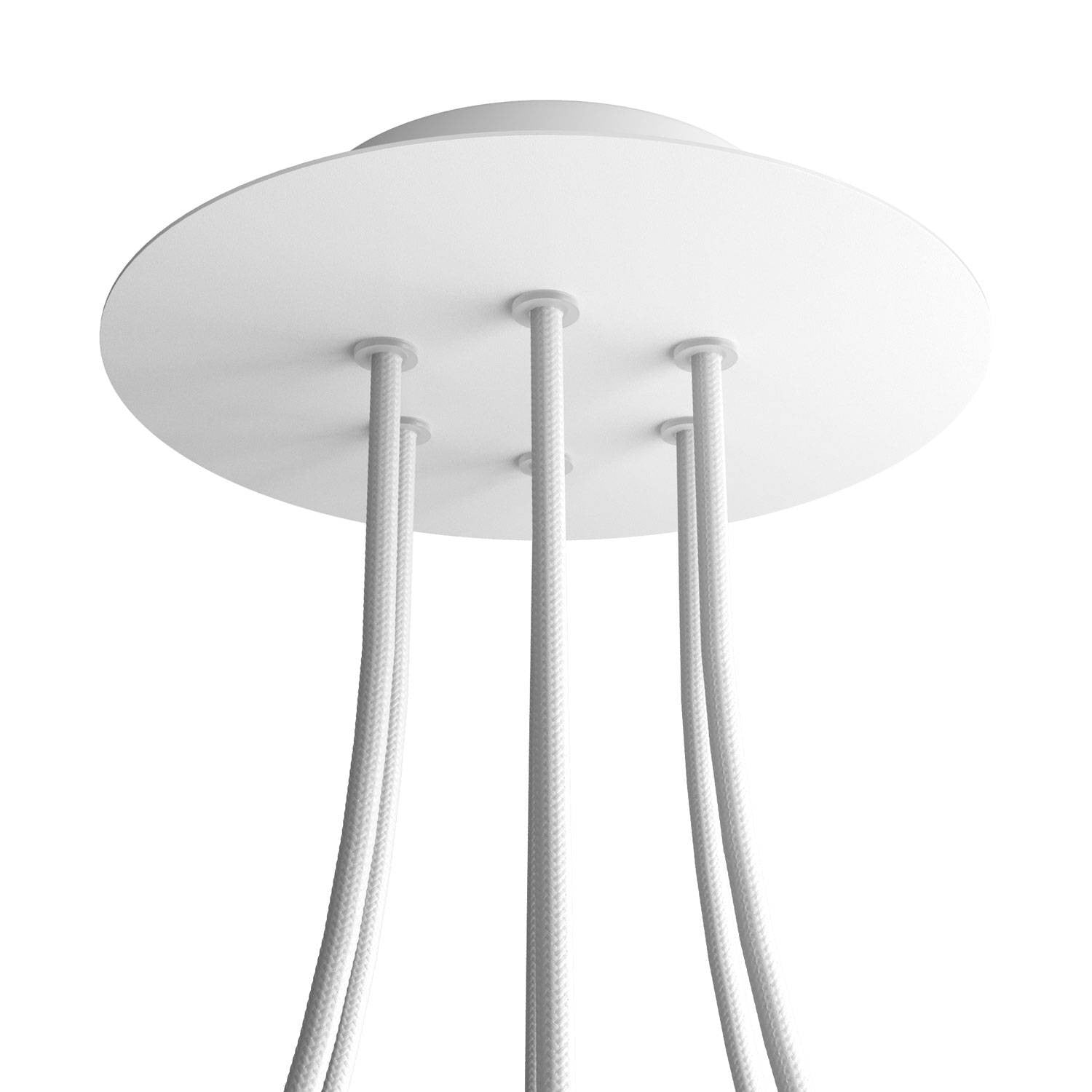 Round Rose-One 6-hole ceiling rose kit, 200 mm Cover