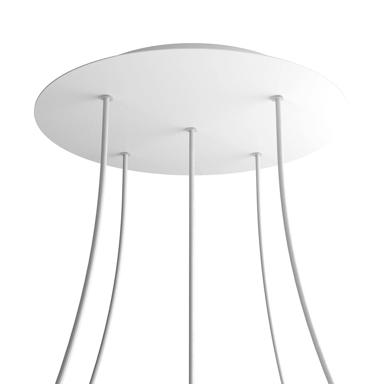Round XXL Rose-One 5-hole ceiling rose kit, 400 mm Cover