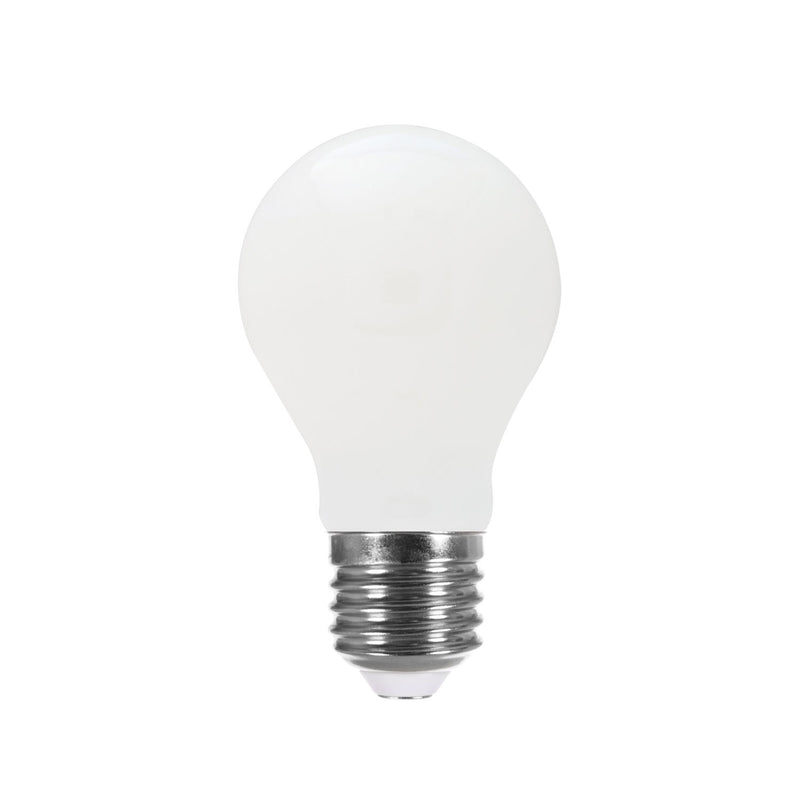 LED Light Bulb Drop A60 Milky 8W E27 4000K