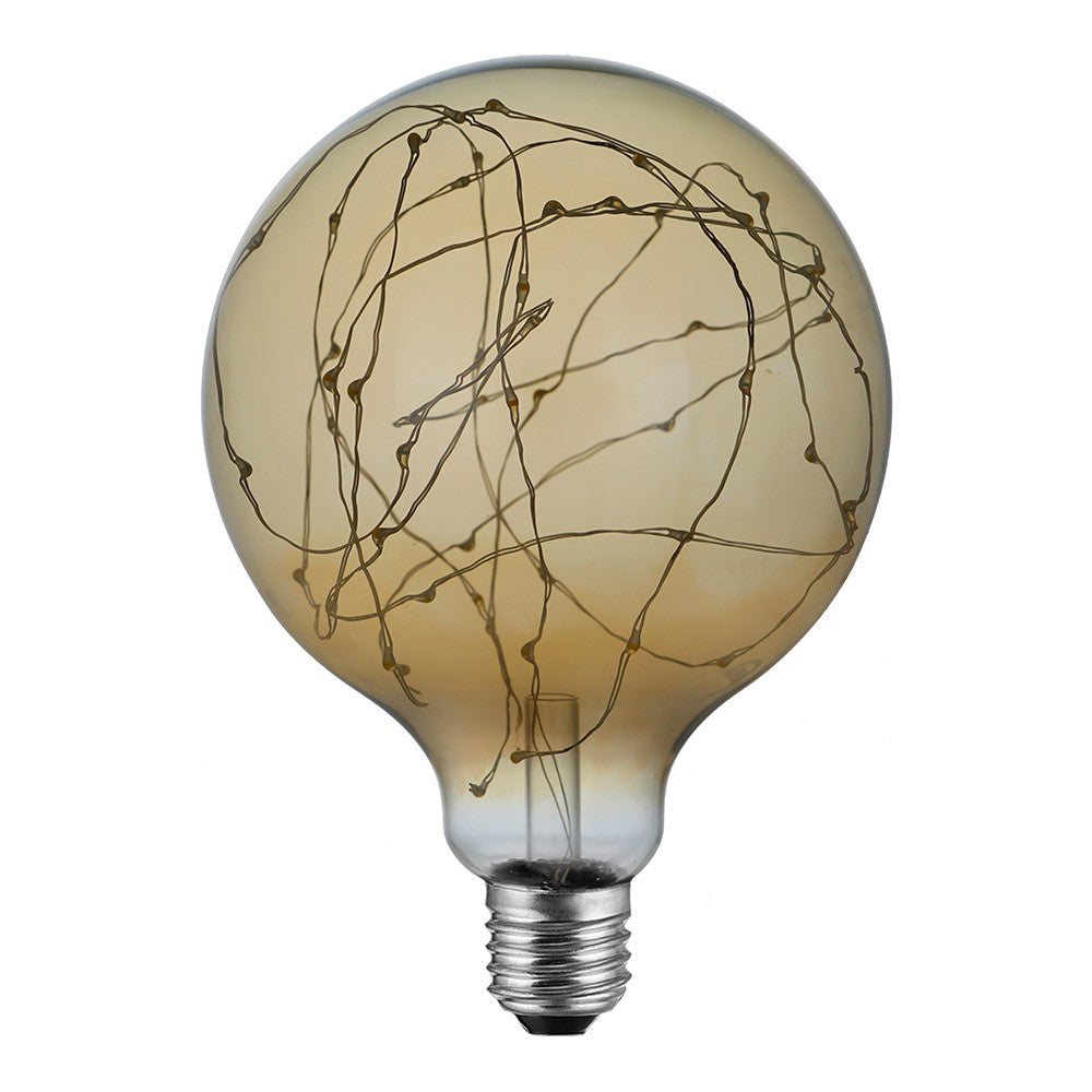 LED Globe G125 Light bulb - A thousand Lights Gold 2W E27 2000K