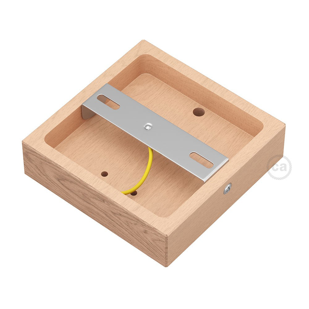 Base quadrada em madeira para Archet(To)