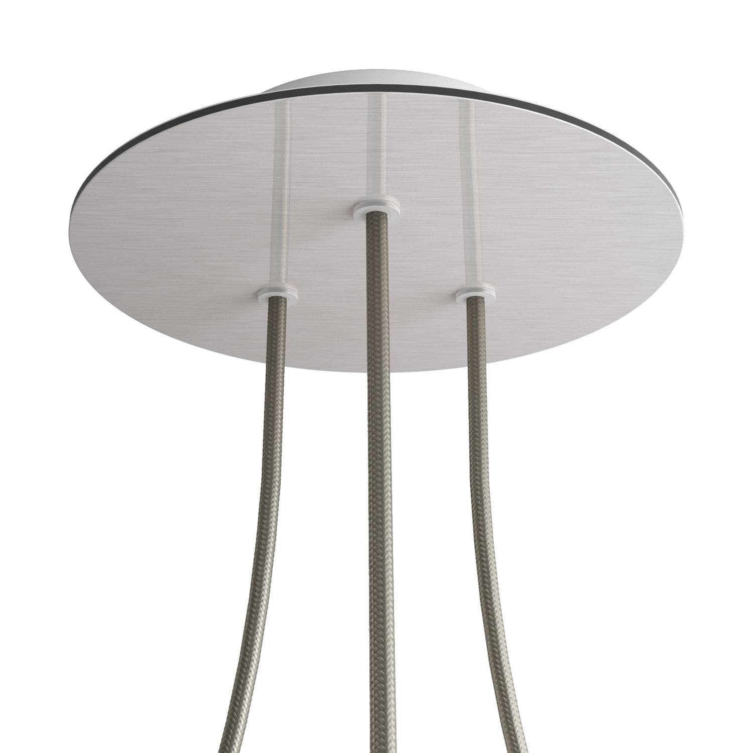 Round Rose-One 3-hole ceiling rose kit, 200 mm Cover