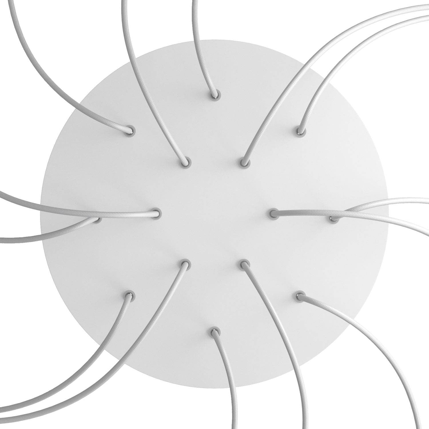 Florão Rose-One XXL com 14 furos centrais e 4 laterais 400 mm