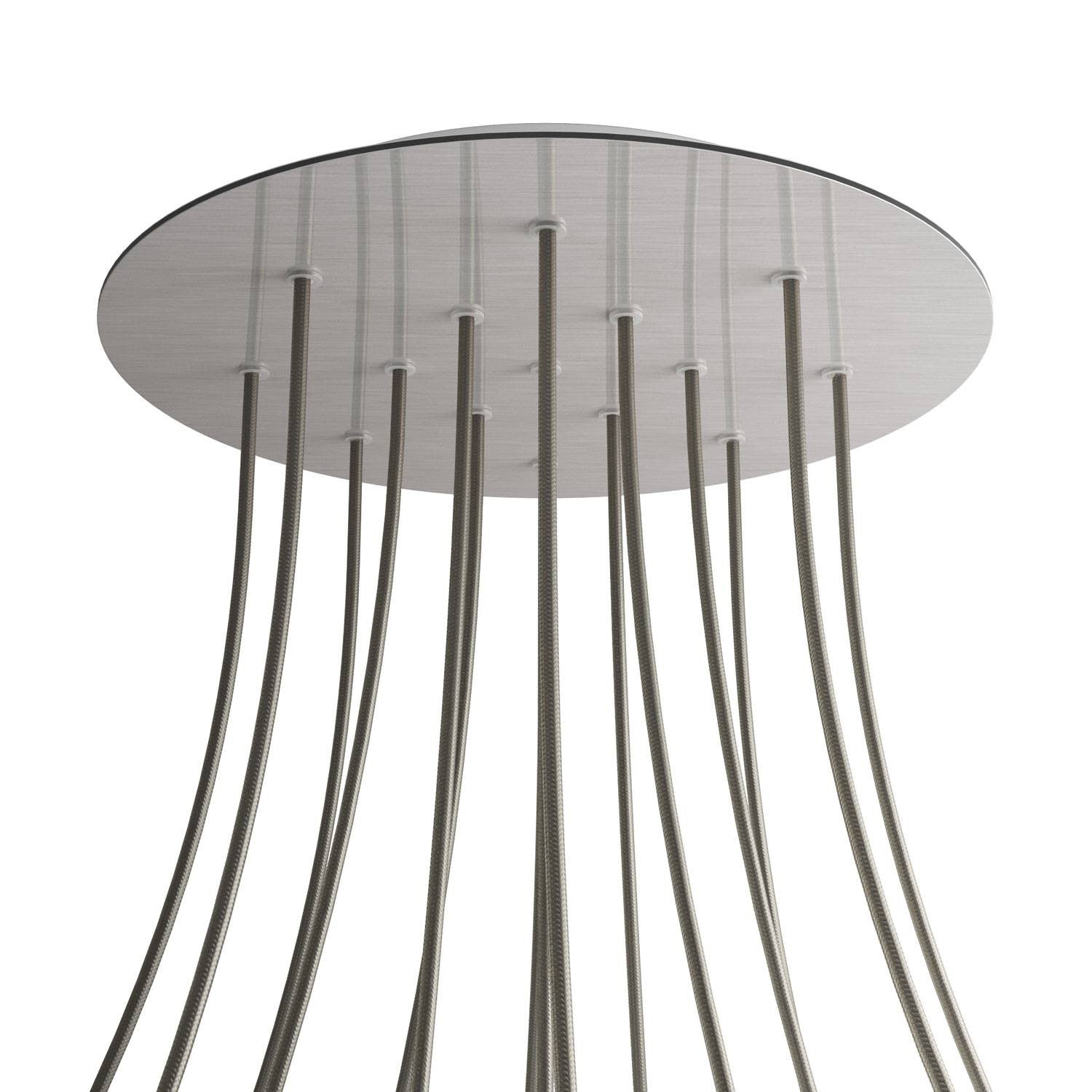 Round XXL Rose-One 15-hole ceiling rose kit, 400 mm Cover