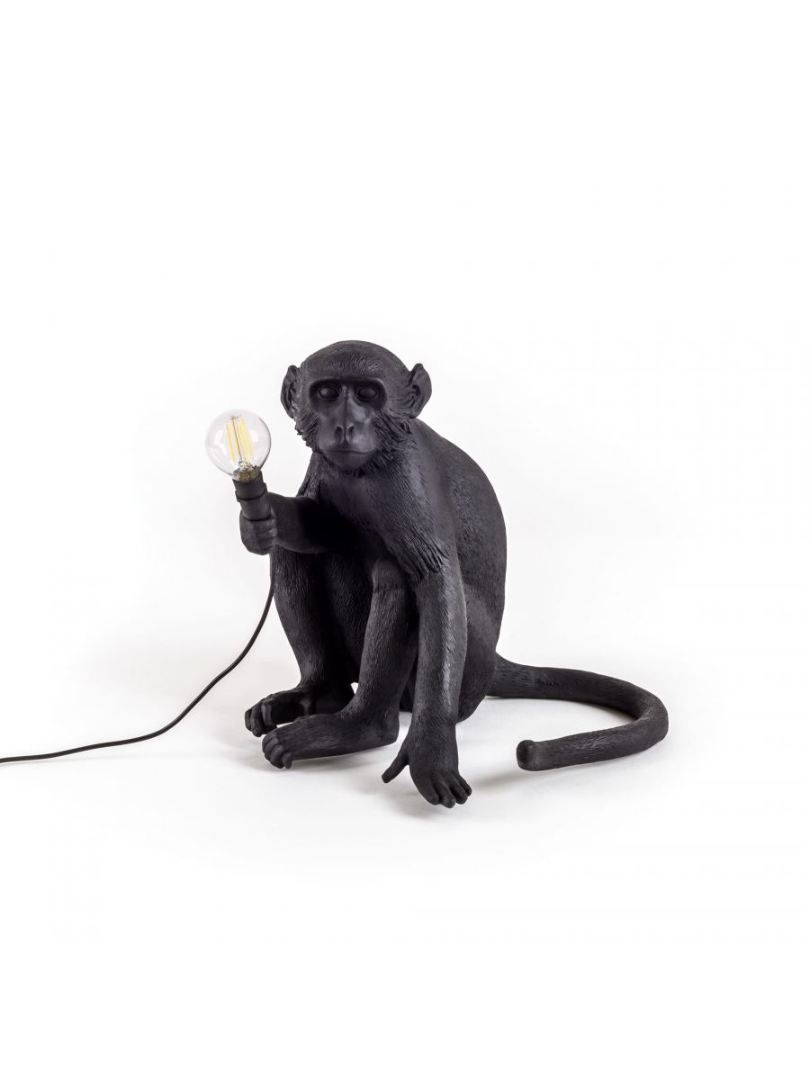 The Monkey Lamp Black - Versão sentado OUTDOOR