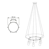 Cage Circle - Estrutura para lâmpadas