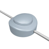 Interruptor de pé unipolar em linha Creative Switch azul suave