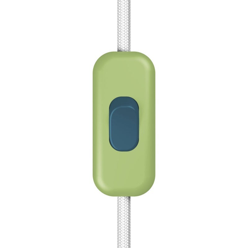 Interruptor unipolar em linha Creative Switch verde suave