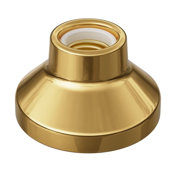 CASQUILHO CERÂMICO DE PAREDE OU TECTO Dourado