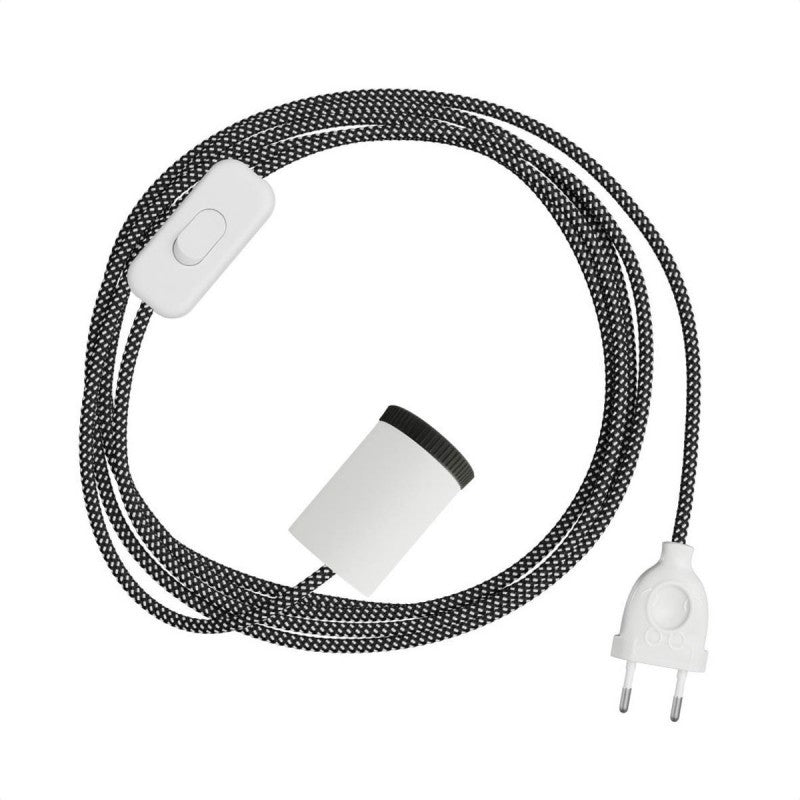 Mini Spotlight GU10 com fiação SnakeBis e ficha
