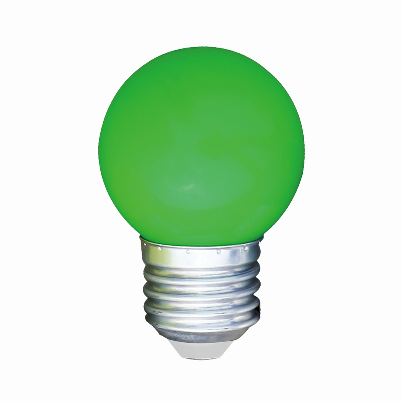 Lâmpada LED Decorativa G45 E27 Verde