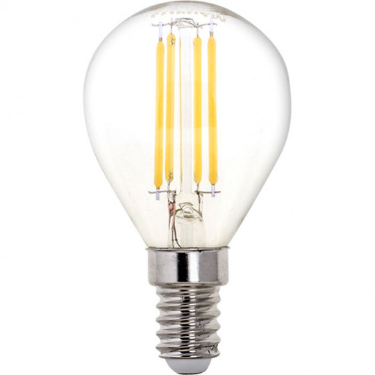 Lâmpada E14 (fino) Esférica CLASSIC LED 6.5W 2700K 806lm Transparente