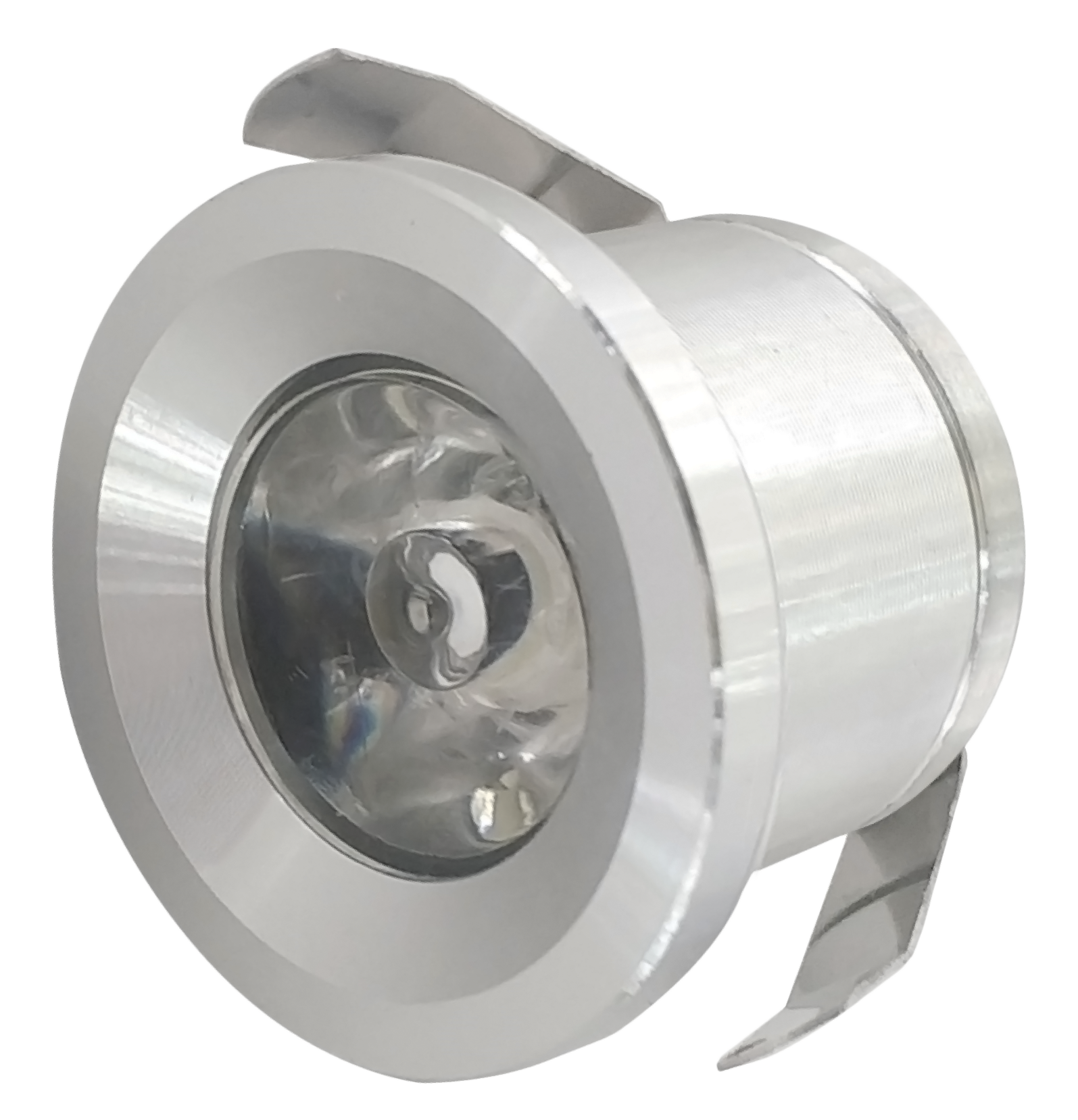 Mini Spot LED Redondo 1W IP20 - Inox