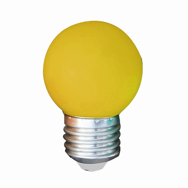 Lâmpada LED Decorativa G45 E27 Amarelo