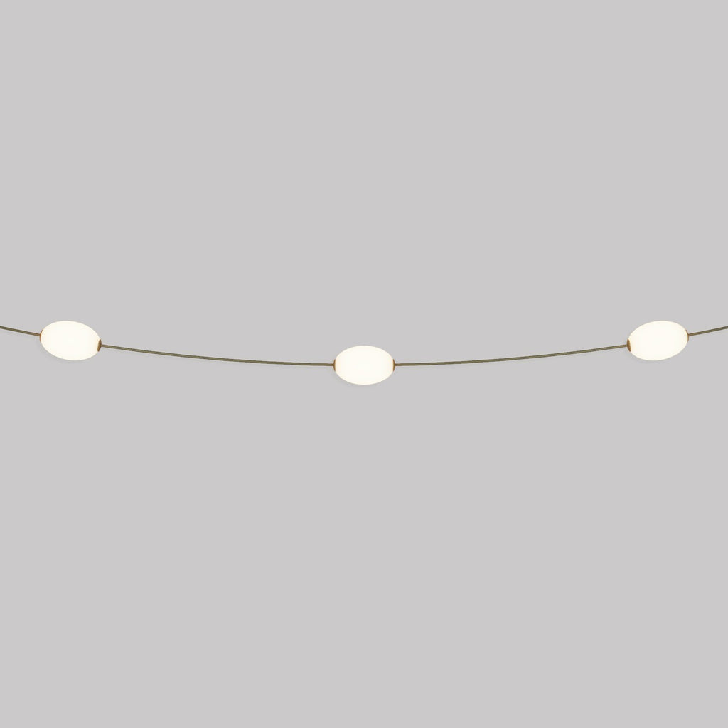 Cordão de luz para área externa com 3 luzes IP67 - Marina3