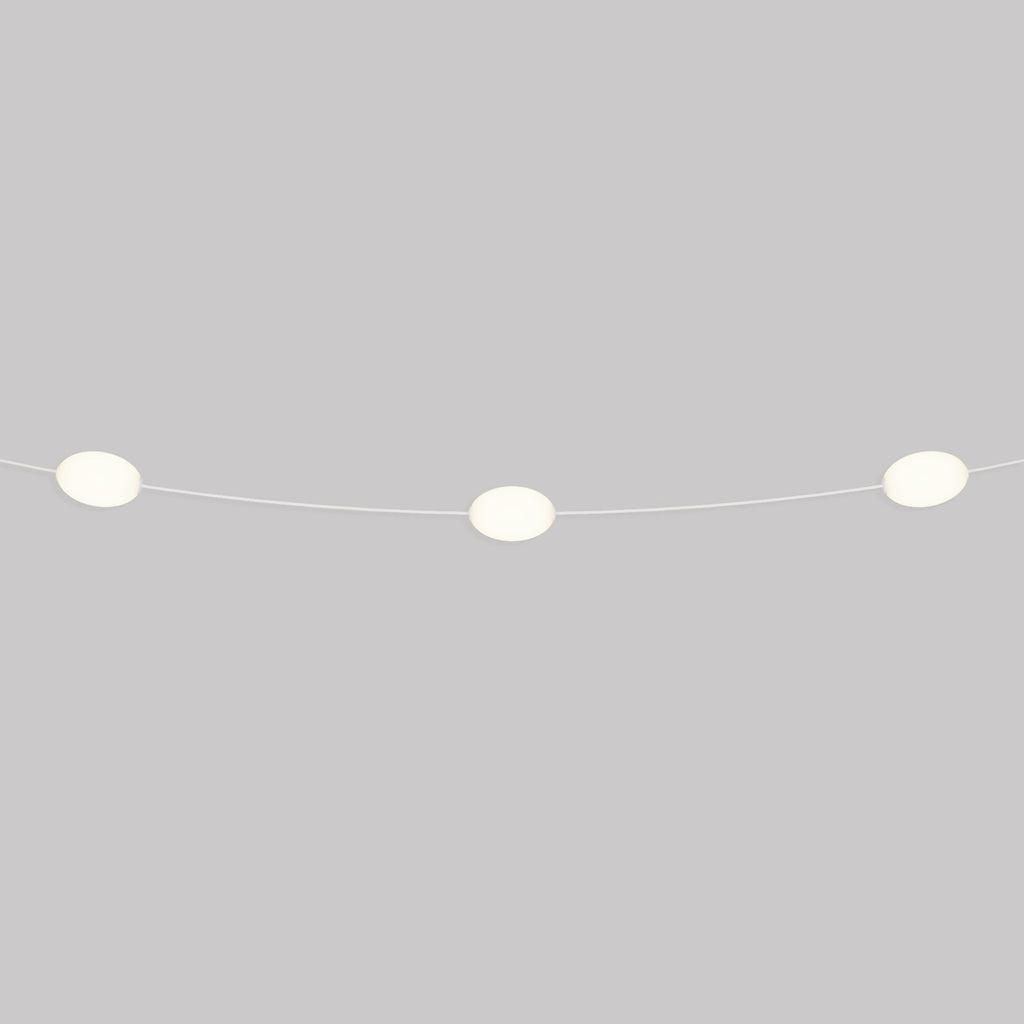Cordão de luz para área externa com 3 luzes IP67 - Marina3