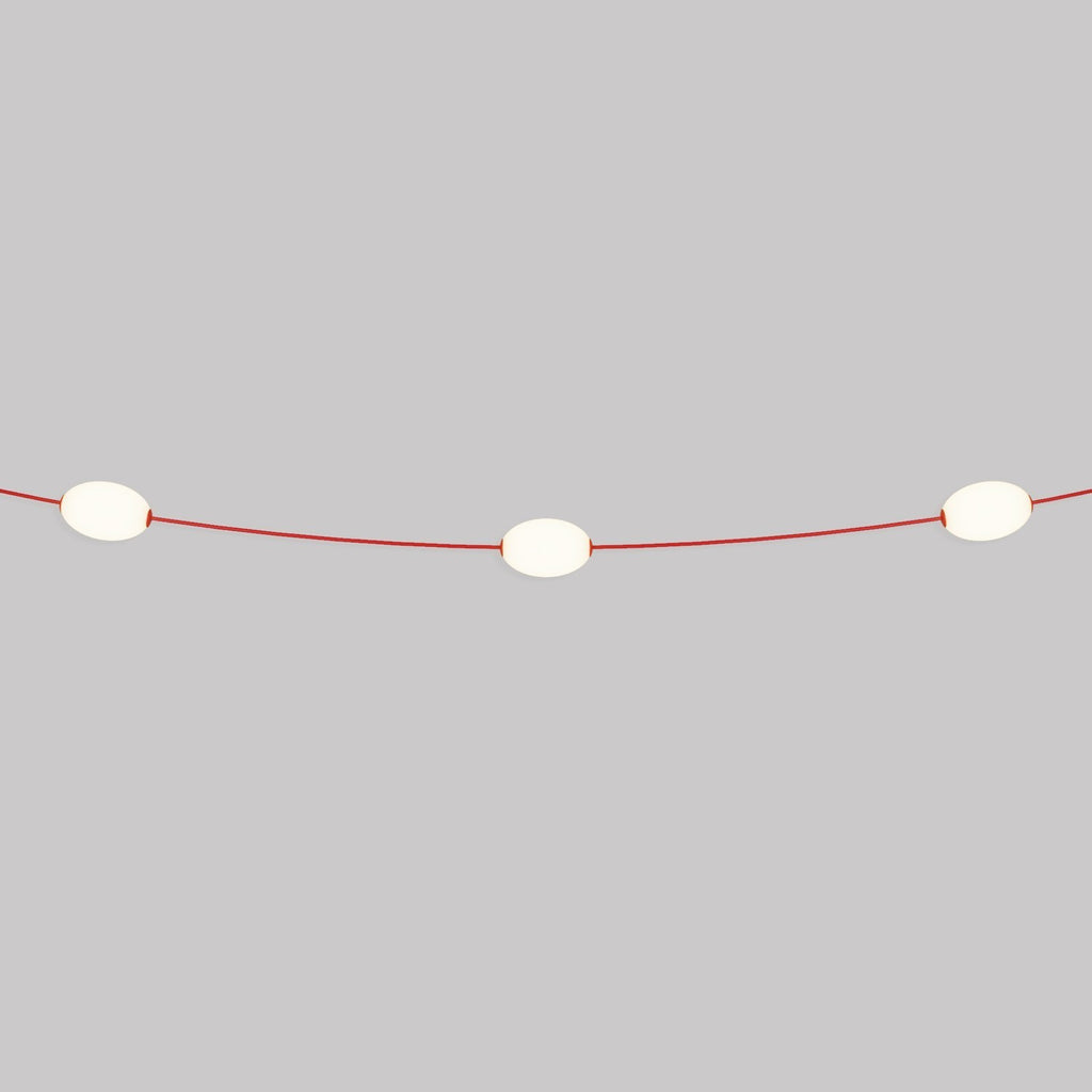 Cordão de luz para área externa com 3 luzes IP67 - Marina3