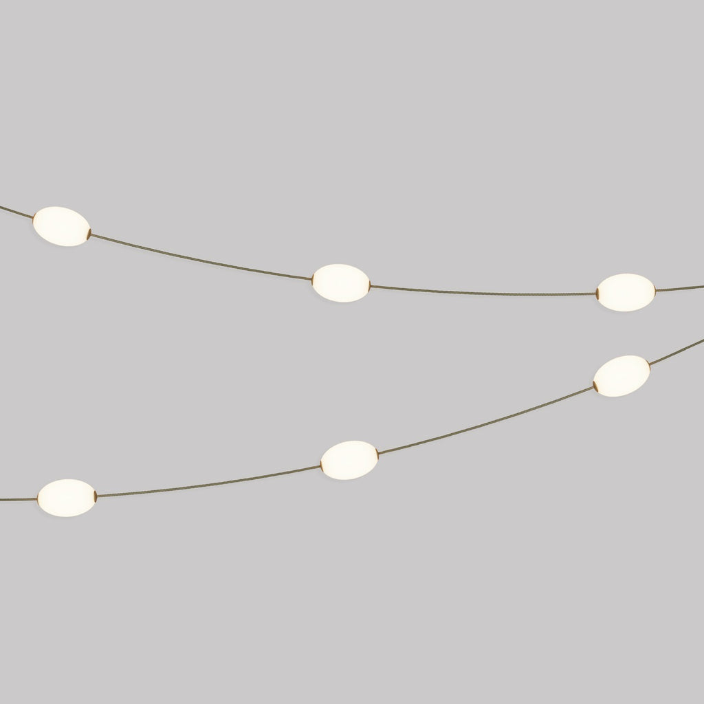 Cordão de luz para área externa com 6 luzes IP67 - Marina6