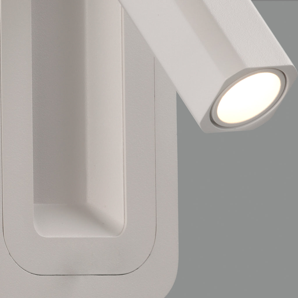Boheme Aplique de Parede Embutido Luz de Leitura Direcionável