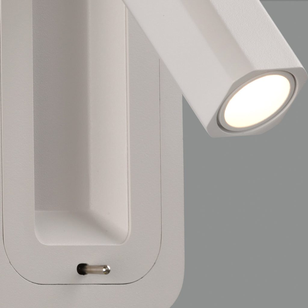Boheme Aplique de Parede Embutido Luz de Leitura Direcionável
