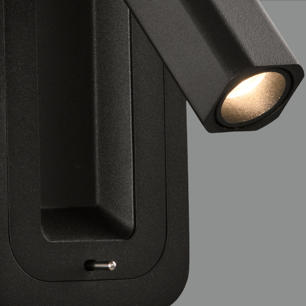 Boheme Aplique de Parede Embutido Luz de Leitura Direcionável