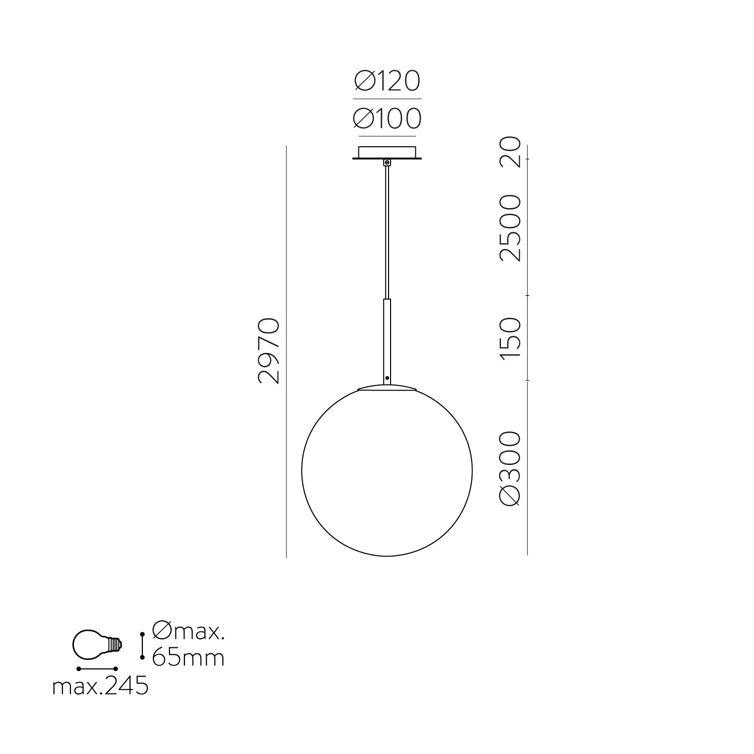 Parma Pendant IP44