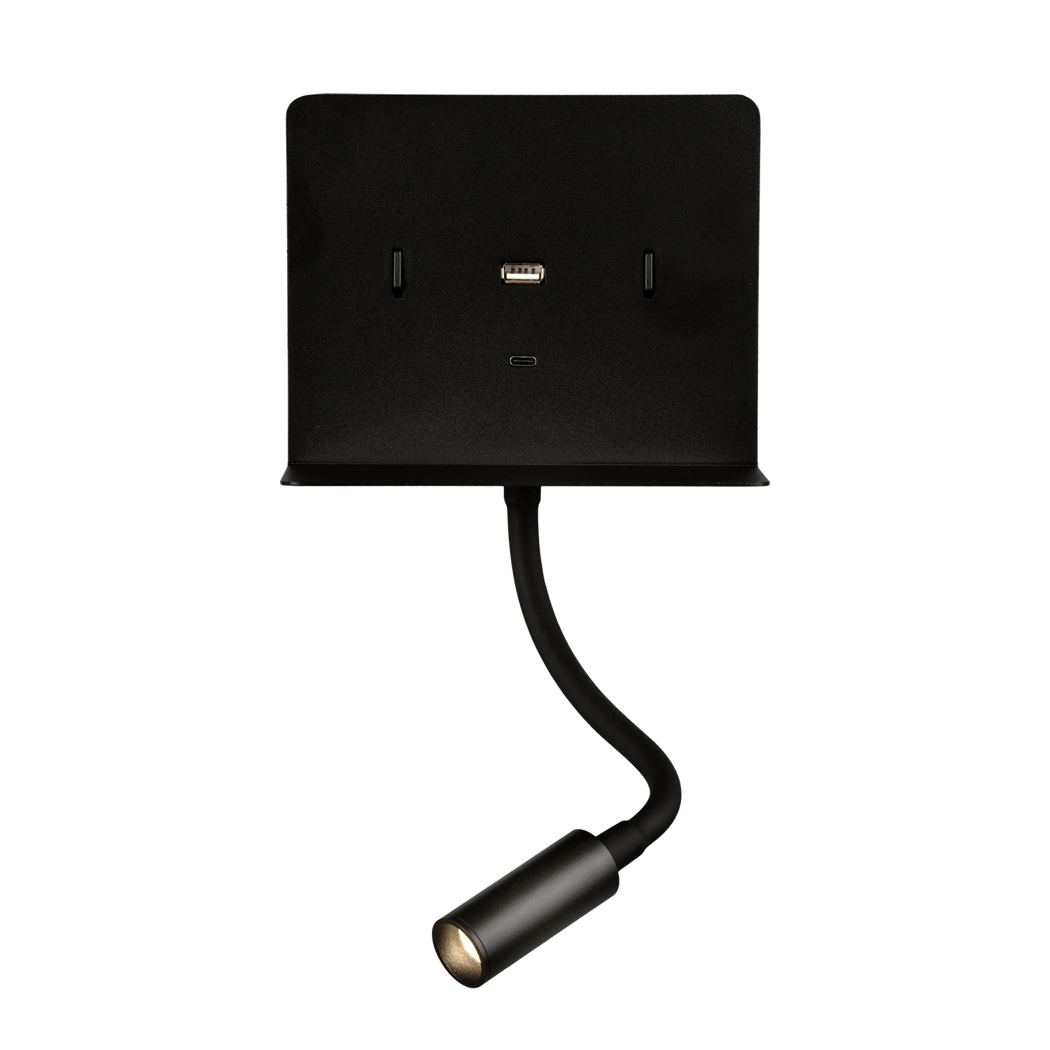 Calma Aplique de Parede Luz de Leitura Direcionável, com Porta USB