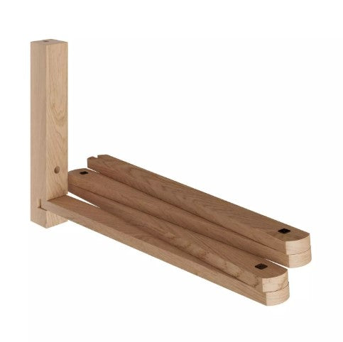 Pinocchio XL adjustable wooden wall support for wall lamps