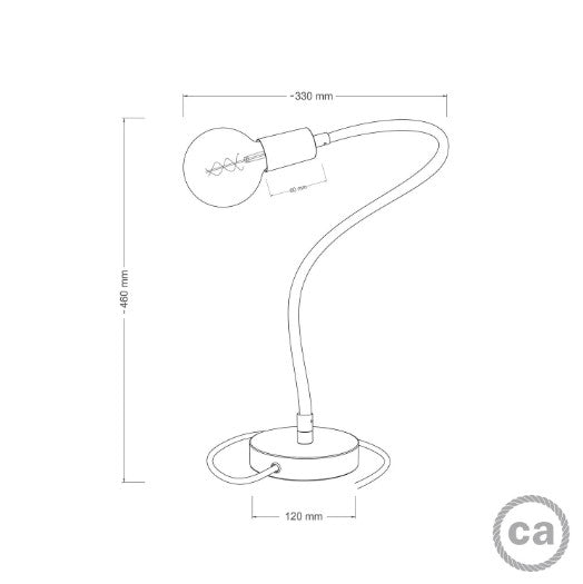 Table Flex candeeiro de mesa flexível