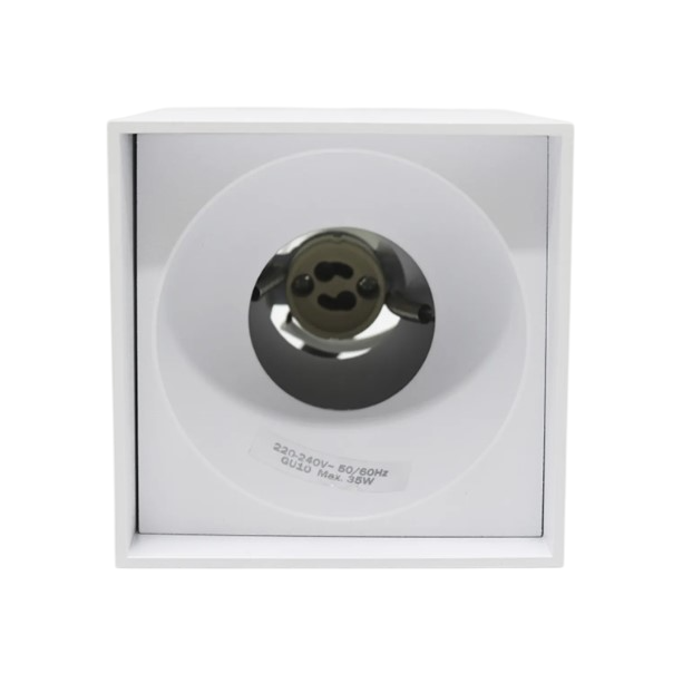 Aplique de Teto Quadrado GU10