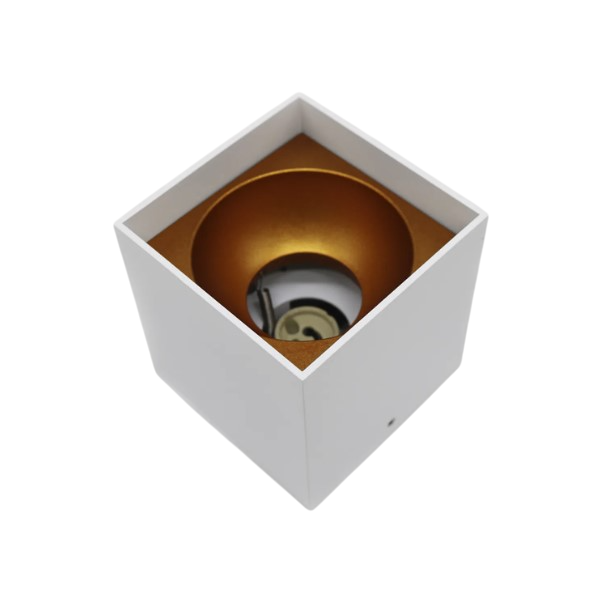 Aplique de Teto Quadrado GU10