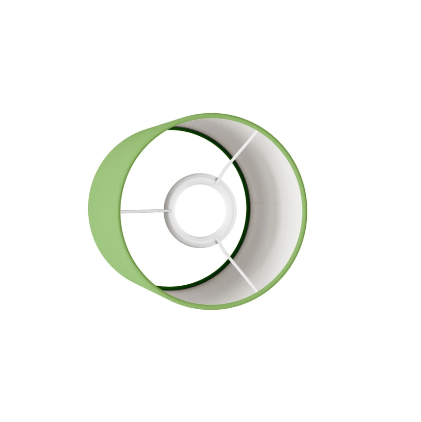 Abajur Cilindro S em tecido com encaixe E27 - Fabricado em Itália