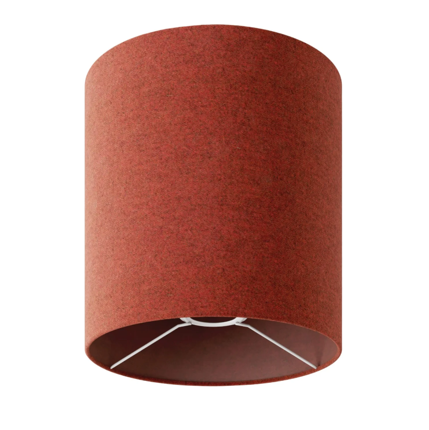 Abajur Cilindro M em tecido com encaixe E27 - Fabricado em Itália