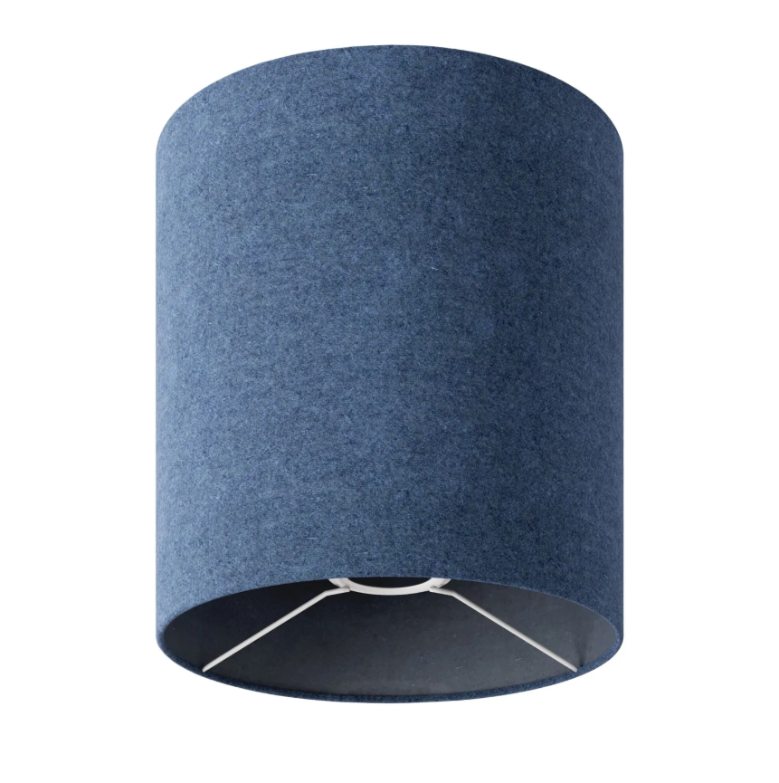 Abajur Cilindro M em tecido com encaixe E27 - Fabricado em Itália