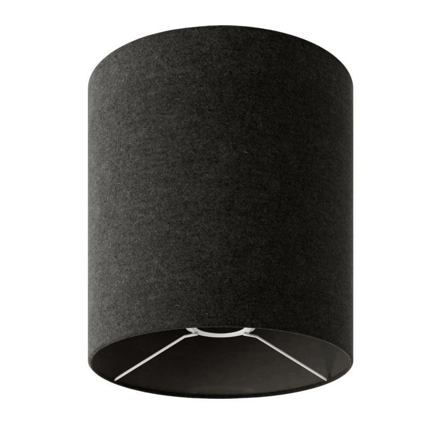 Abajur Cilindro M em tecido com encaixe E27 - Fabricado em Itália