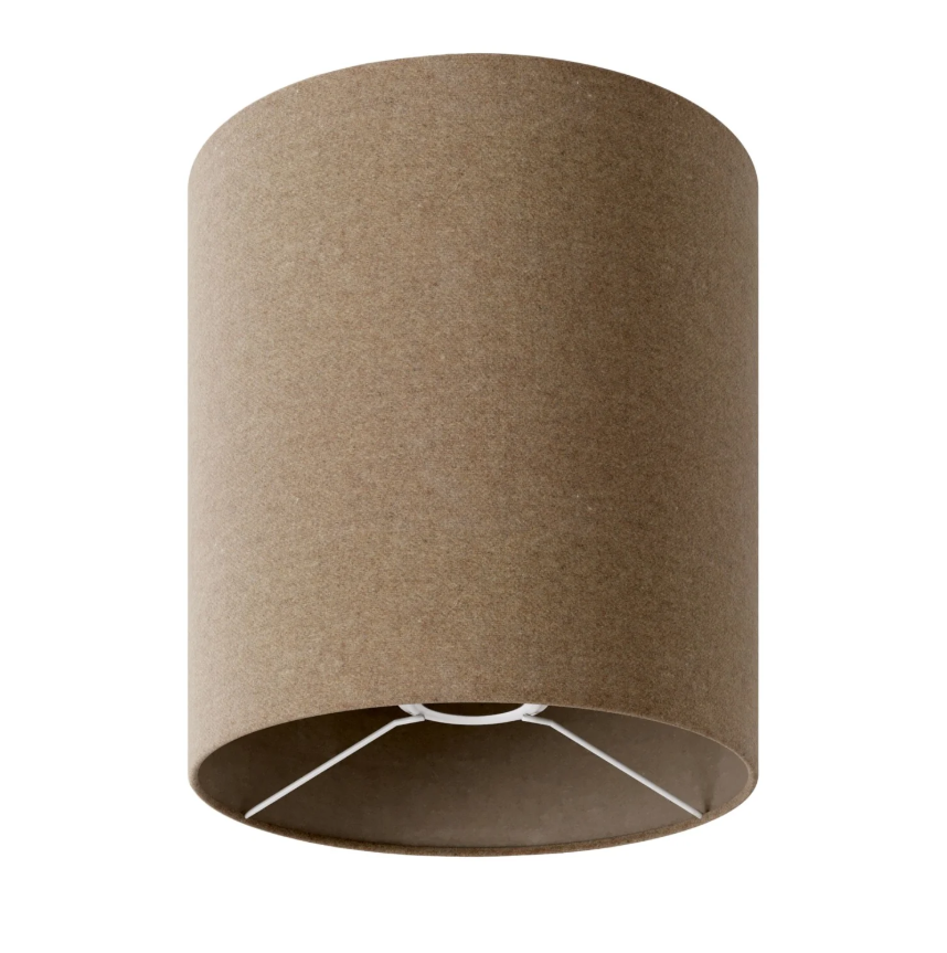 Abajur Cilindro M em tecido com encaixe E27 - Fabricado em Itália